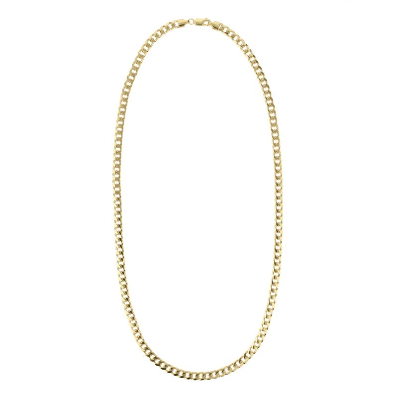 Miami Cuban Chain in 14K Yellow Gold, 5MM, 22&quot; – Image 2 of 3
