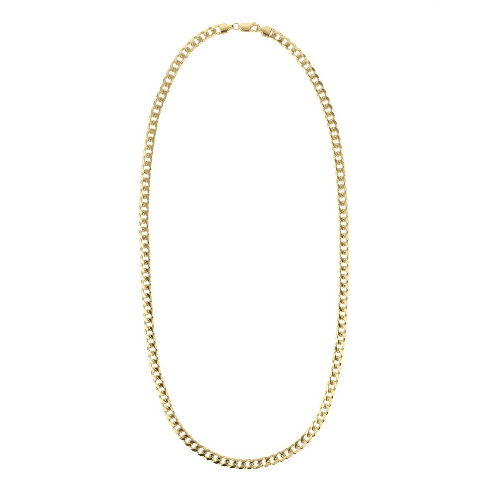 Miami Cuban Chain in 14K Yellow Gold, 5MM, 22" – Image 2 of 3