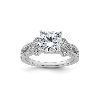Lab-Created Moissanite Ornate Ring