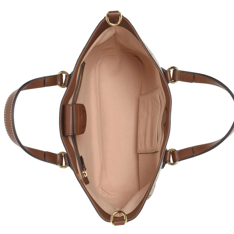 Pre-Owned Gucci Linea A Foldover Small Top Handle Tote – Image 4 of 7