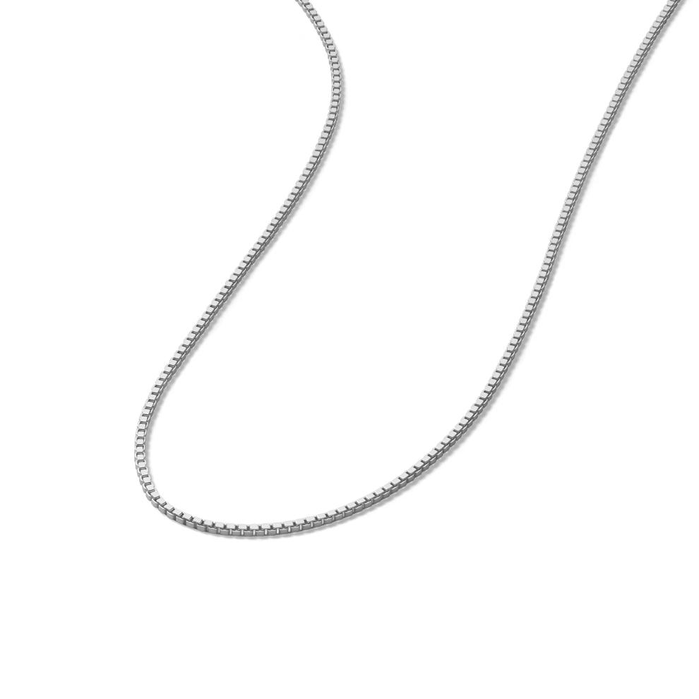 Box Chain in Sterling Silver, 18" – Image 4 of 5