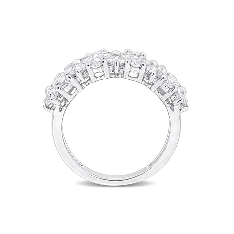 Lab-Created Moissanite Ring in Sterling Silver &#40;3 5/8 ct. dew&#41; – Image 2 of 7