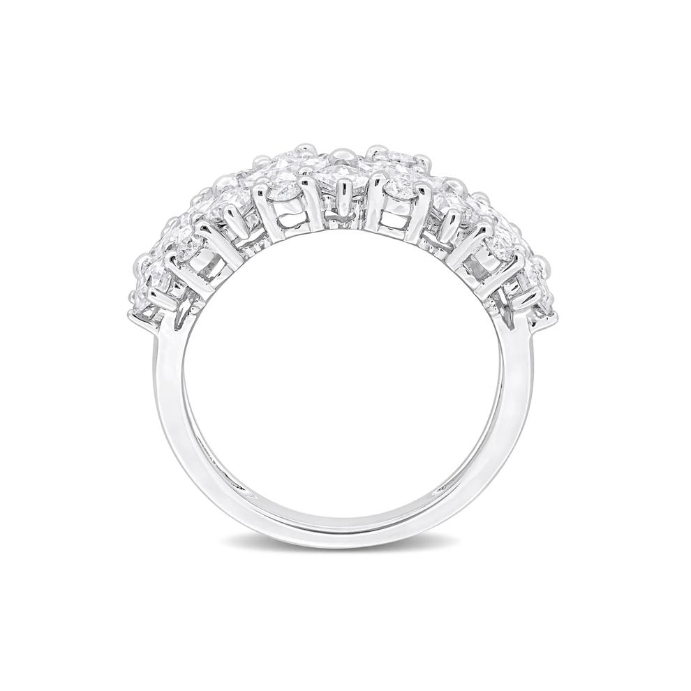 Lab-Created Moissanite Ring in Sterling Silver (3 5/8 ct. dew) – Image 2 of 7