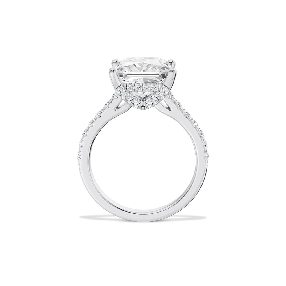 Noreen Lab Grown Diamond Princess-Cut Center Engagement Ring in Platinum (4 1/2 ct. tw.) – Image 2 of 4