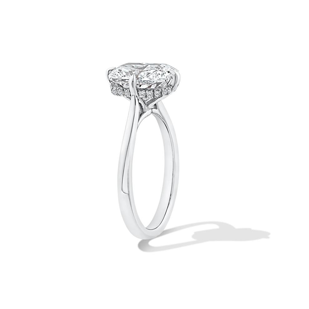 Lab Grown Diamond Composite Elongated Cushion Engagement Ring in 14K White Gold (3 1/8 ct. tw.) – Image 3 of 4