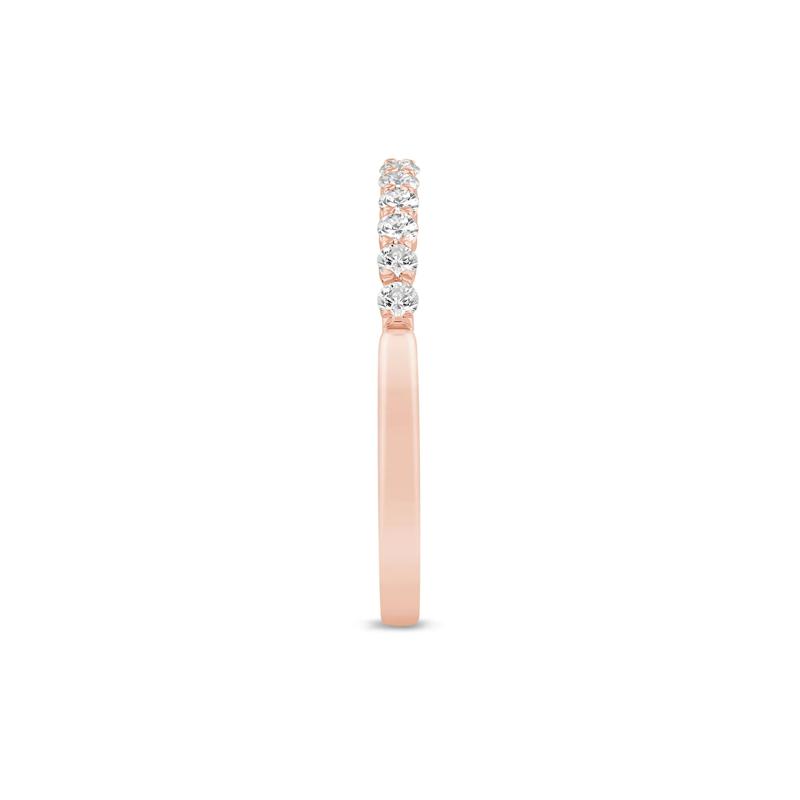 Round Diamond Open Band in 14K Rose Gold (1/4 ct. tw.) – Image 3 of 3