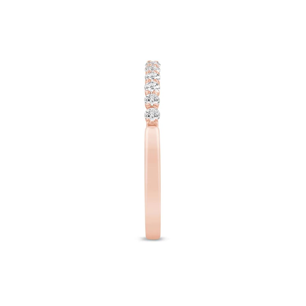 Round Diamond Open Band in 14K Rose Gold (1/4 ct. tw.) – Image 3 of 3