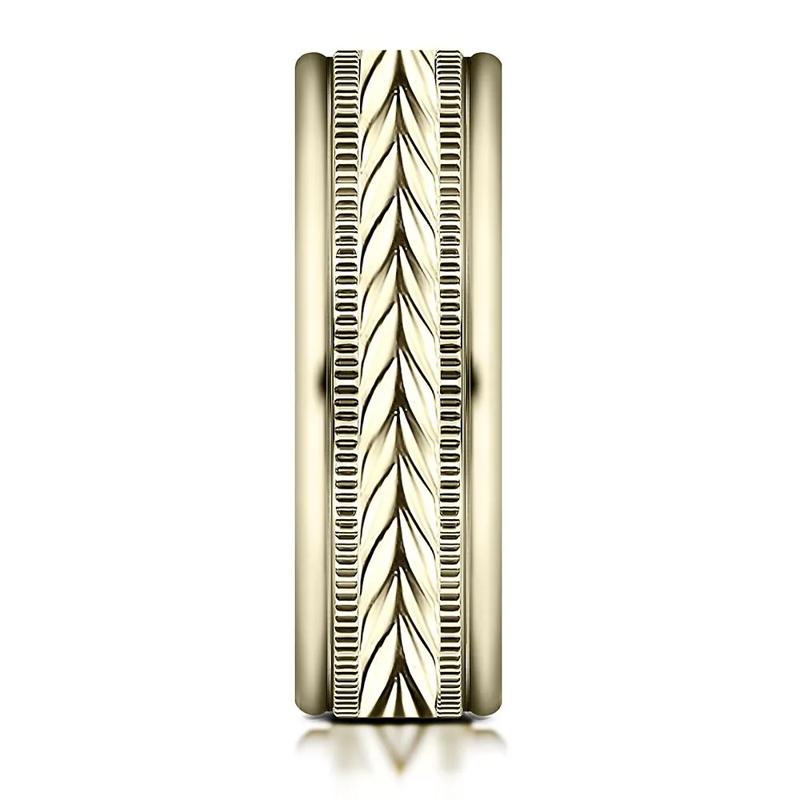 Wedding Band in 10K Yellow Gold, 6MM – Image 3 of 3