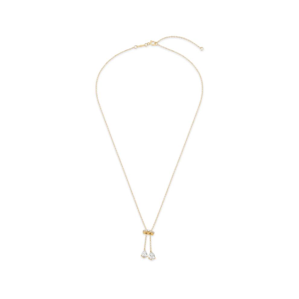 Lab Grown Diamond Pear-Shaped Lariat Necklace in 14K Yellow Gold (3/4 ct. tw.) – Image 2 of 4