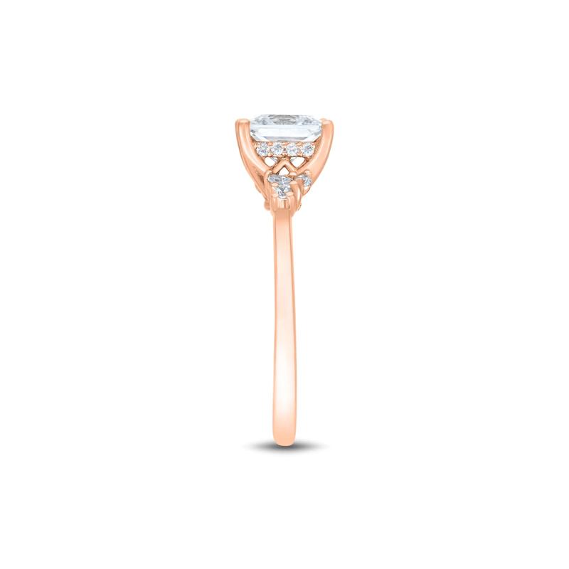 Princess-Cut Lab Grown Diamond Ring in 14K Rose Gold &#40;2 1/4 ct. tw.&#41; – Image 3 of 3