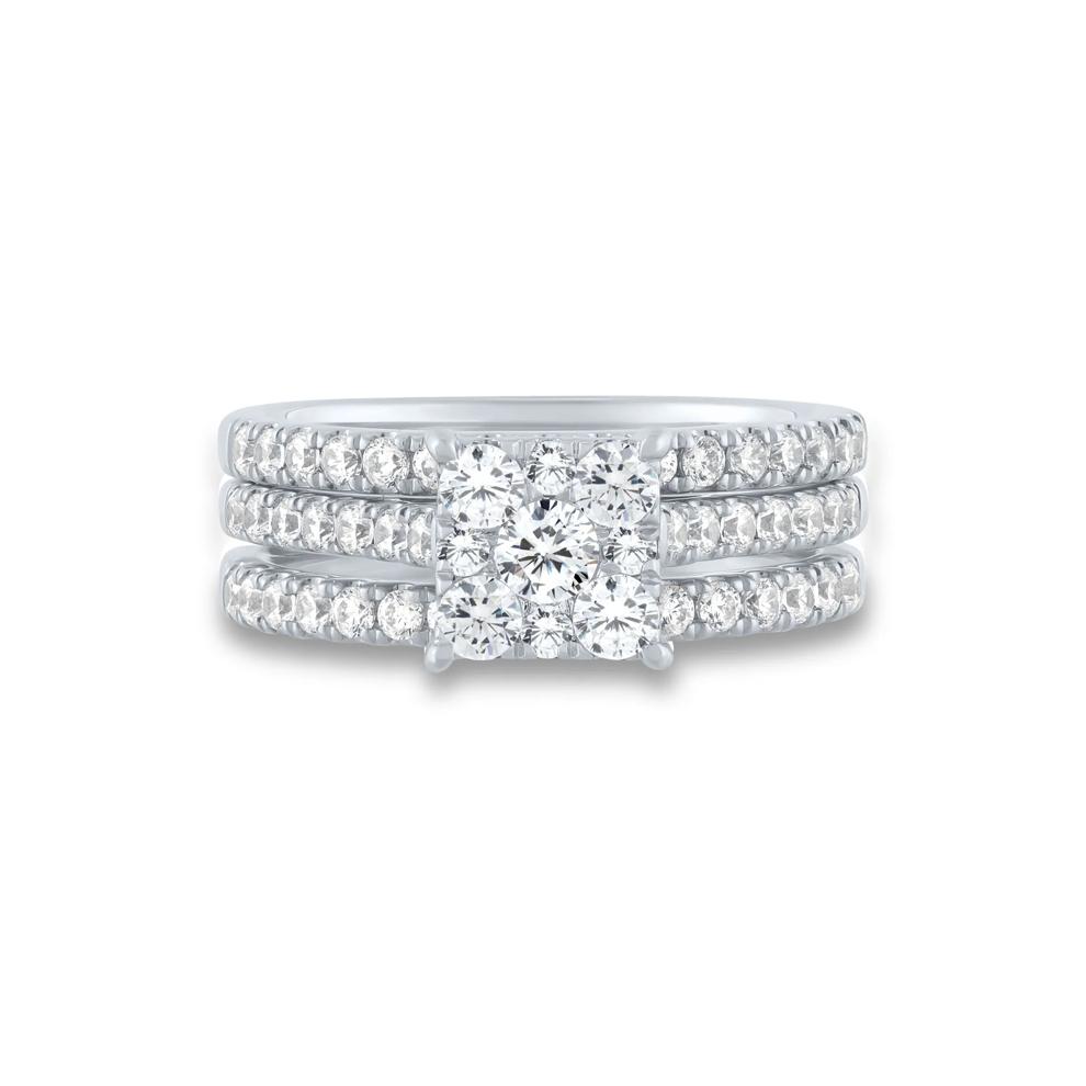 Diamond Composite Engagement Ring Set in 10K White Gold (1 1/2 ct. tw.) – Image 1 of 5