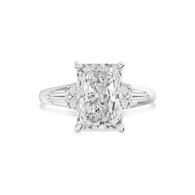 London Lab Grown Diamond Radiant Center Engagement Ring (3 1/2 ct. tw.)