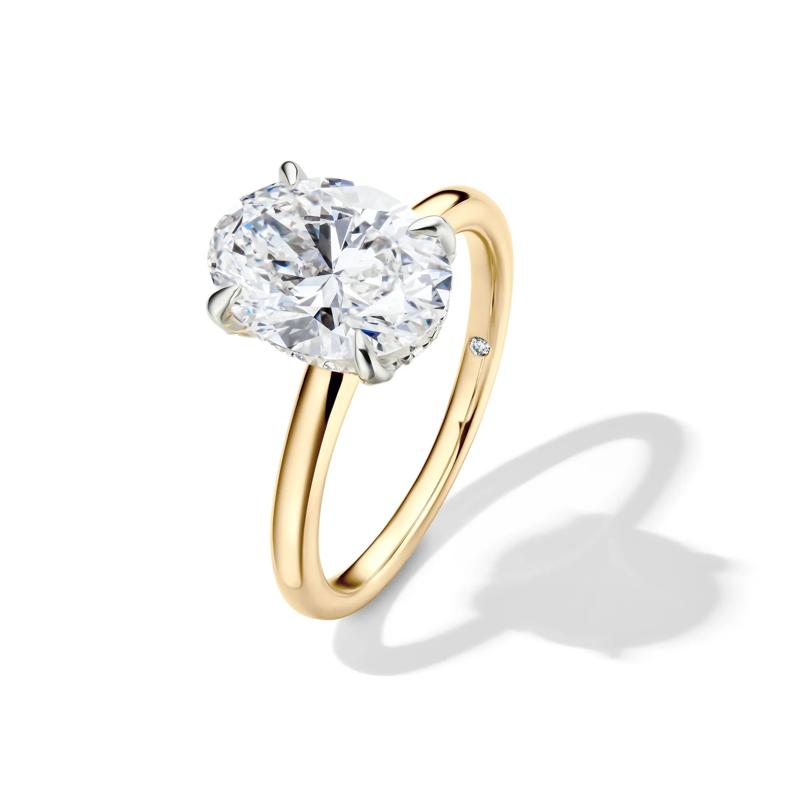 Bennett Lab Grown Diamond Engagement Ring in 14K Yellow Gold &#40;3 1/5 ct. tw.&#41;  – Image 4 of 5