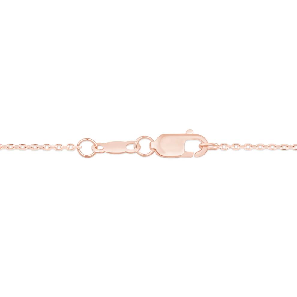 Lab Grown Diamond Halo Pendant in 14K Rose Gold (1/2 ct. tw.) – Image 3 of 3