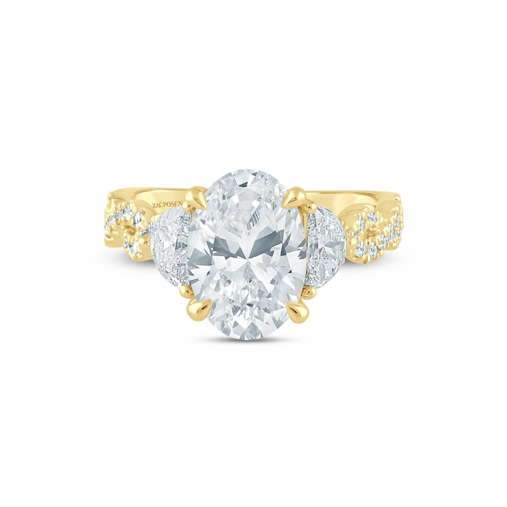 Natalie Lab Grown Diamond Engagement Ring in 14K Yellow Gold (3 5/8 ct. tw.) – Image 1 of 3