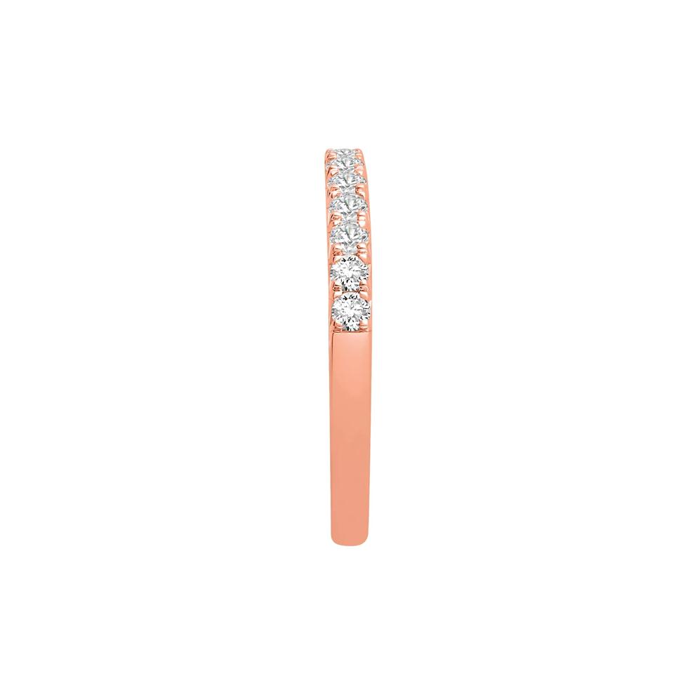 Lab Grown Diamond Anniversary Band in 14K Rose Gold (1/2 ct. tw.) – Image 3 of 3
