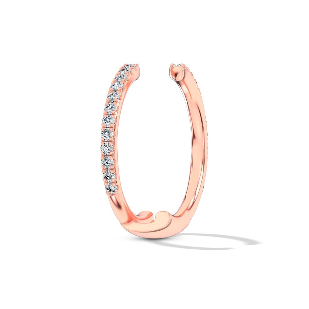 Lab Grown Diamond Bypass Insert in 14K Rose Gold (1/2 ct. tw.) – Image 3 of 4
