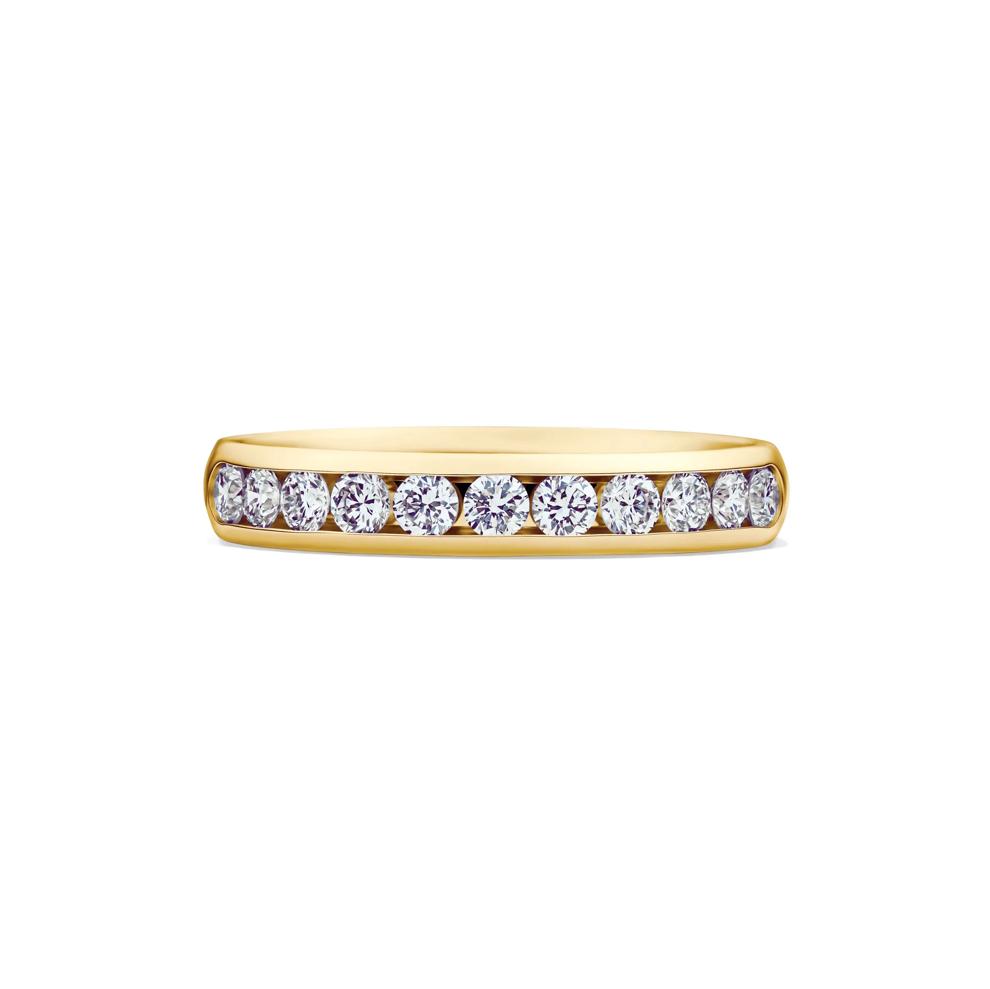 1/2 ct. tw. Diamond Anniversary Band in 14K Yellow Gold – Image 1 of 4