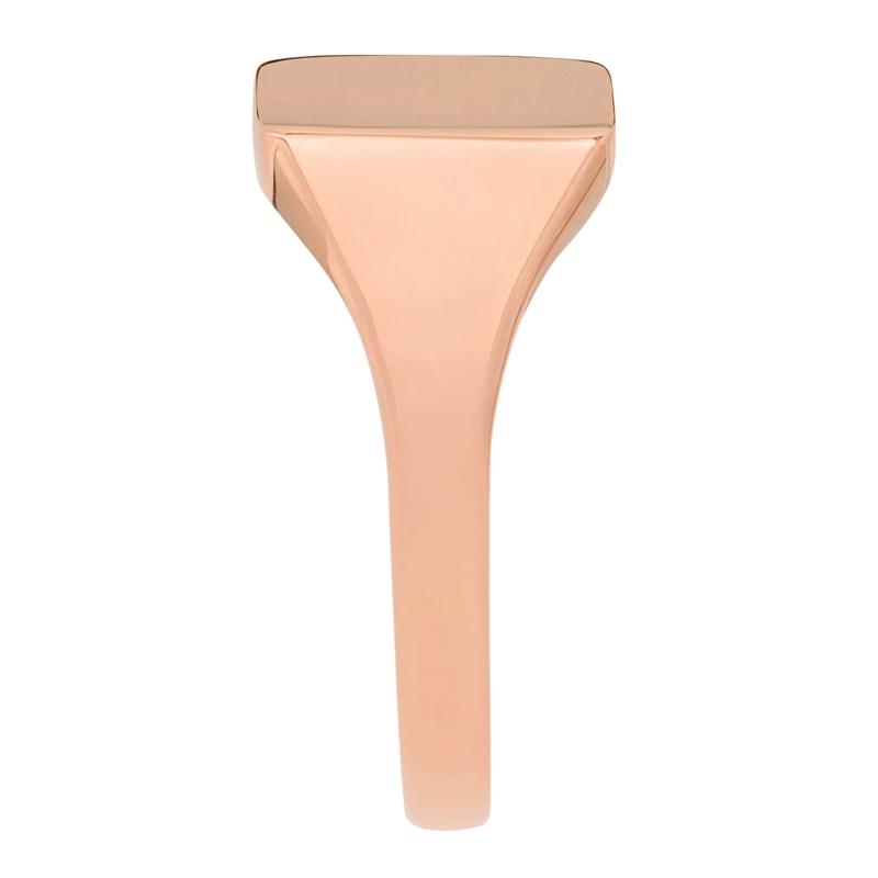 Rectangle Signet Ring in 10K Rose Gold – Image 3 of 3