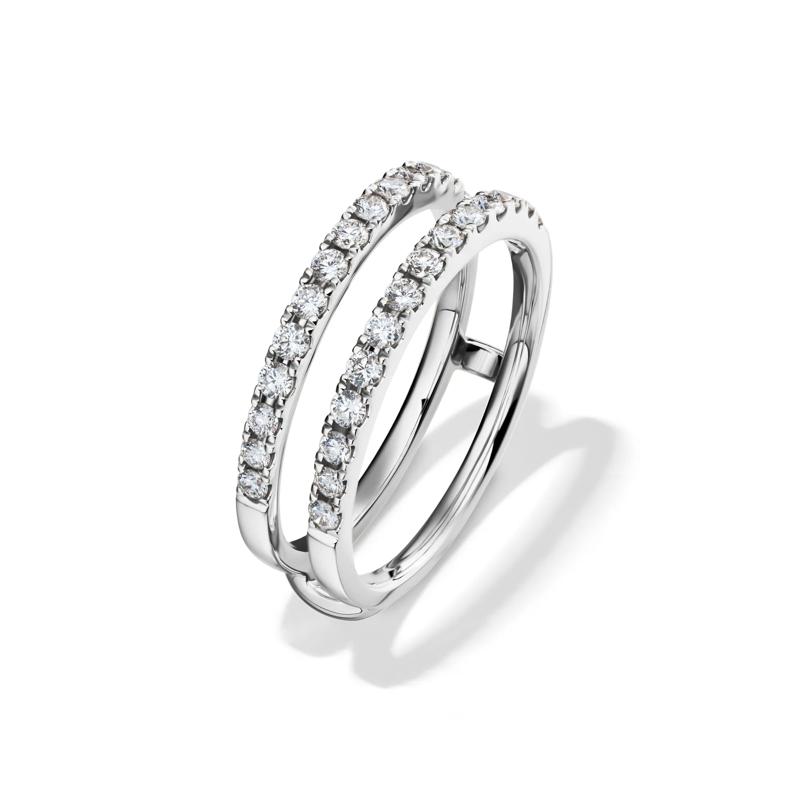 Lab Grown Diamond Enhancer in 14K White Gold (1/2 ct. tw.) – Image 4 of 4