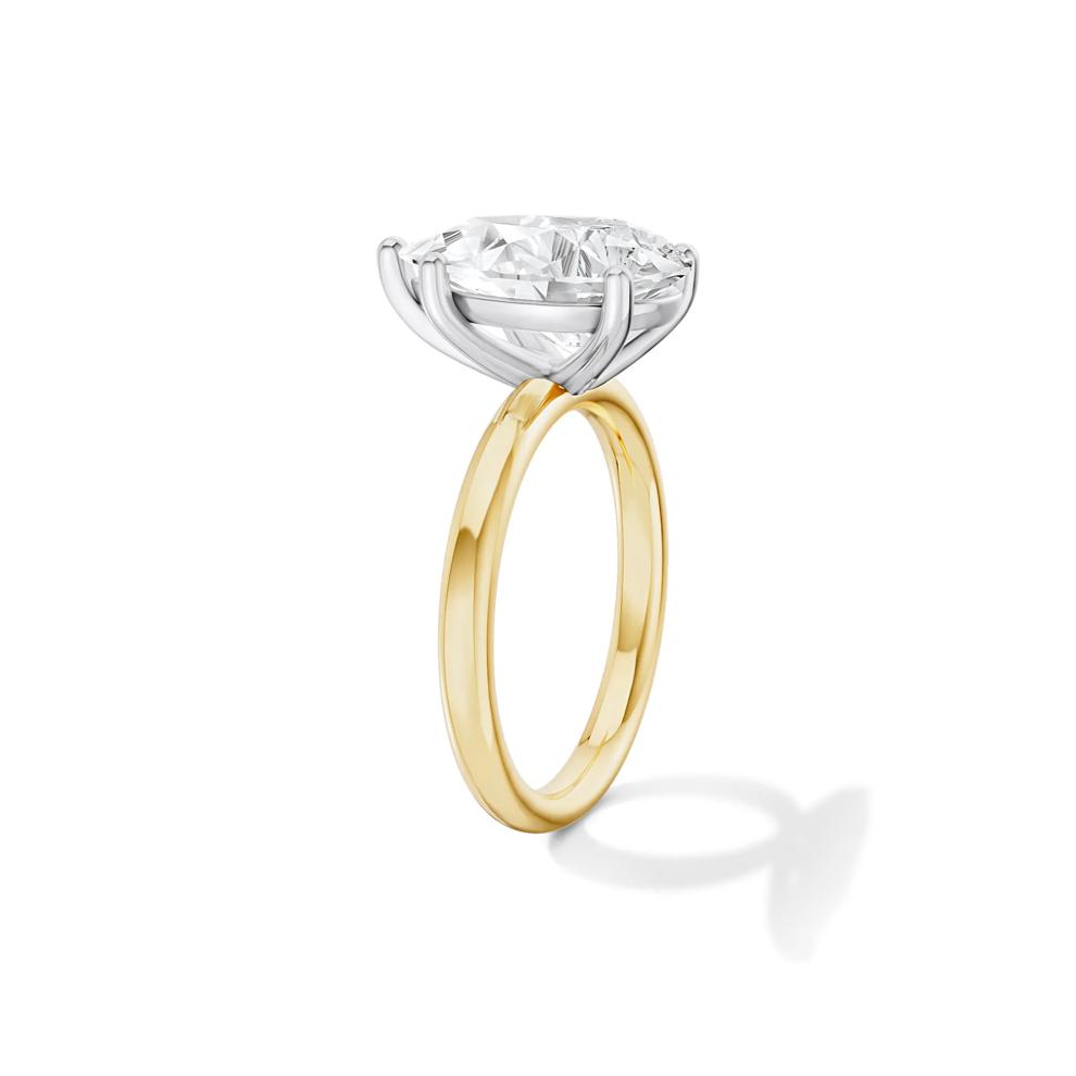 Lab Grown Diamond Pear-Shaped Solitaire Ring – Image 3 of 4