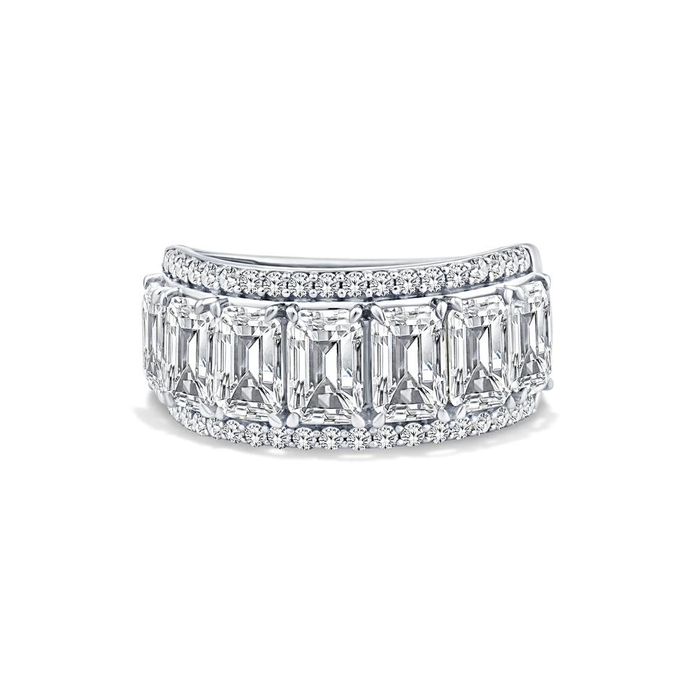 Lab Grown Diamond Anniversary Band in 14K White Gold (5 1/4 ct. tw.) – Image 1 of 4