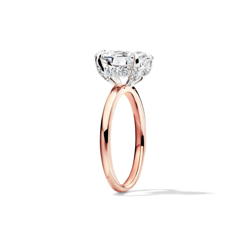 Bennett Lab Grown Diamond Engagement Ring in 14K Rose Gold (3 1/5 ct. tw.)  – Image 3 of 4