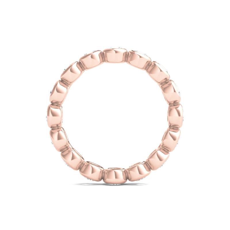Round Diamond Bezel-Set Eternity Band in 14K Rose Gold &#40;2 ct. tw.&#41; – Image 2 of 3