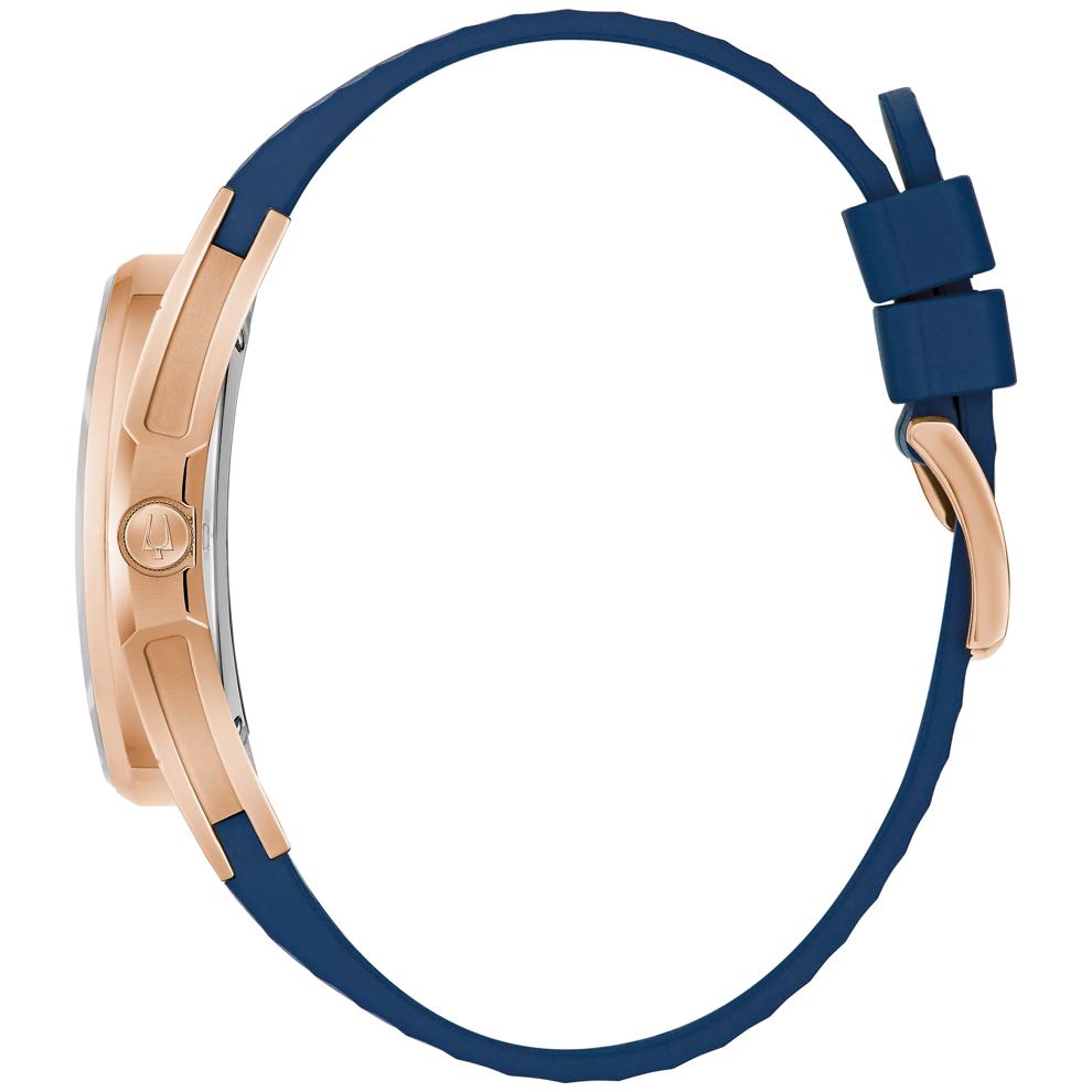 Ladies' CURV Watch in Blue Leather – Image 2 of 3