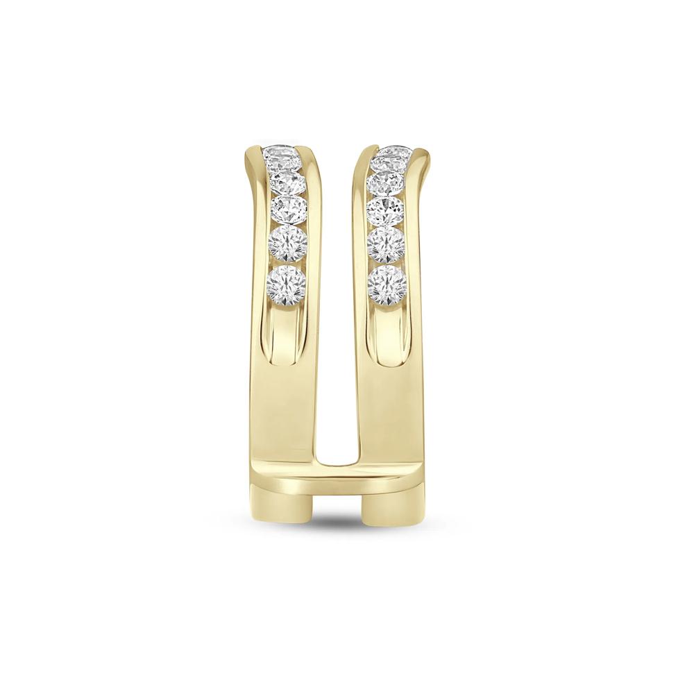 Lab Grown Diamond Channel-Set Enhancer in 14K Yellow Gold (1 ct. tw.) – Image 3 of 4