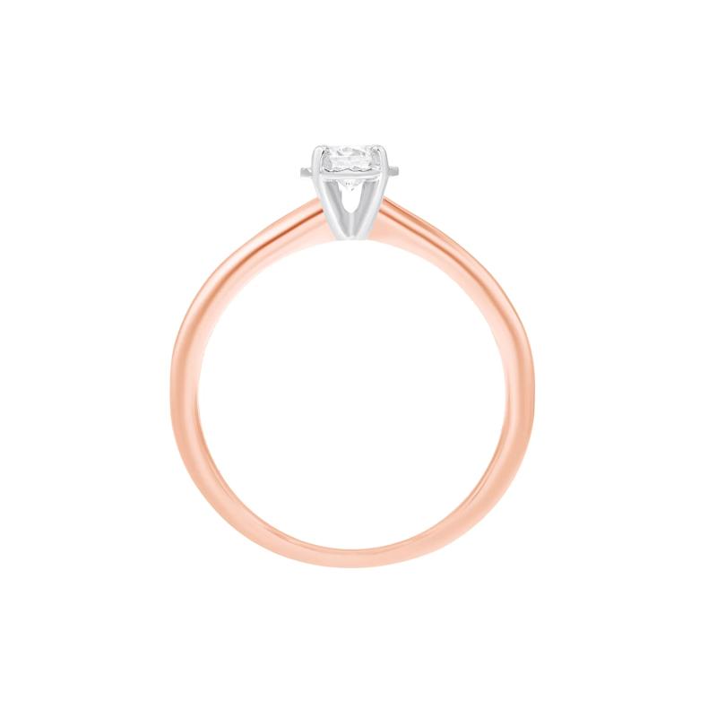 Diamond Solitaire Engagement Ring in 14K Rose Gold (1/4 ct. tw.) – Image 2 of 3
