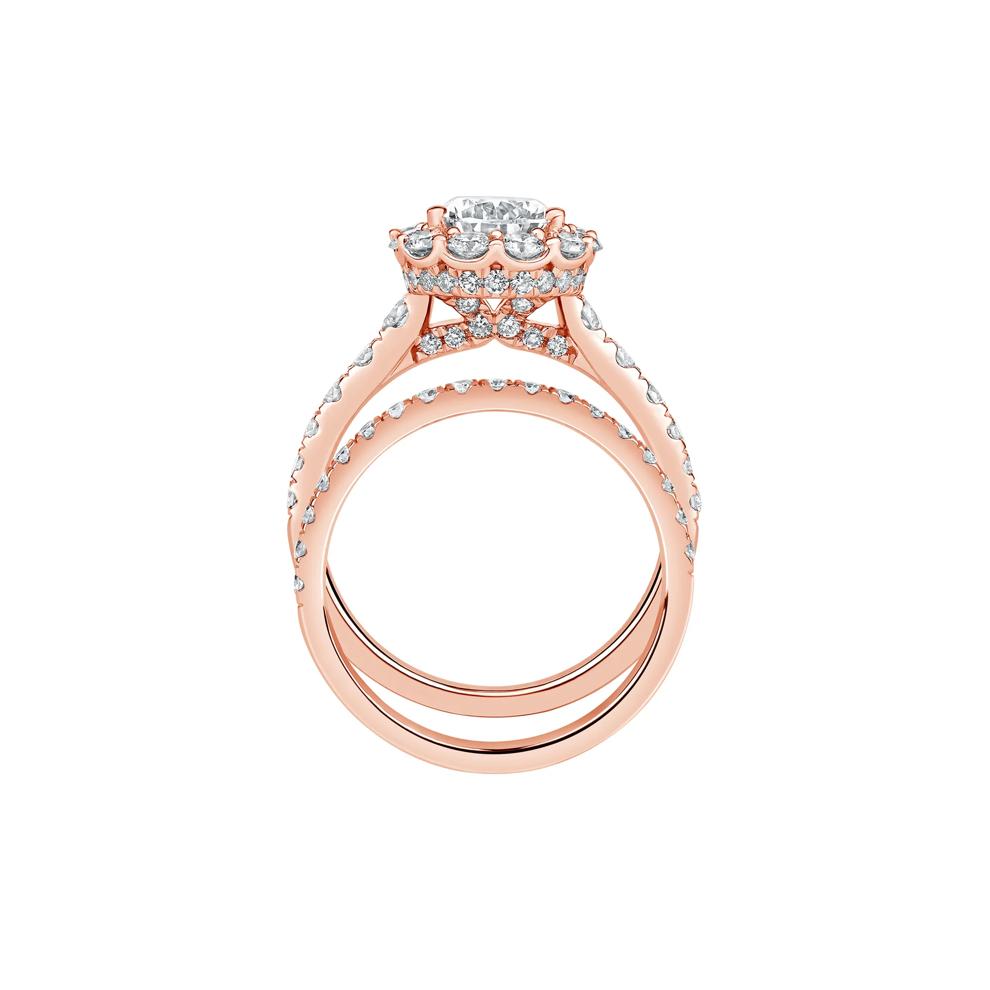 Alexis Lab Grown Diamond Engagement Set in 14K Rose Gold (3 1/4 ct. tw.) – Image 2 of 4