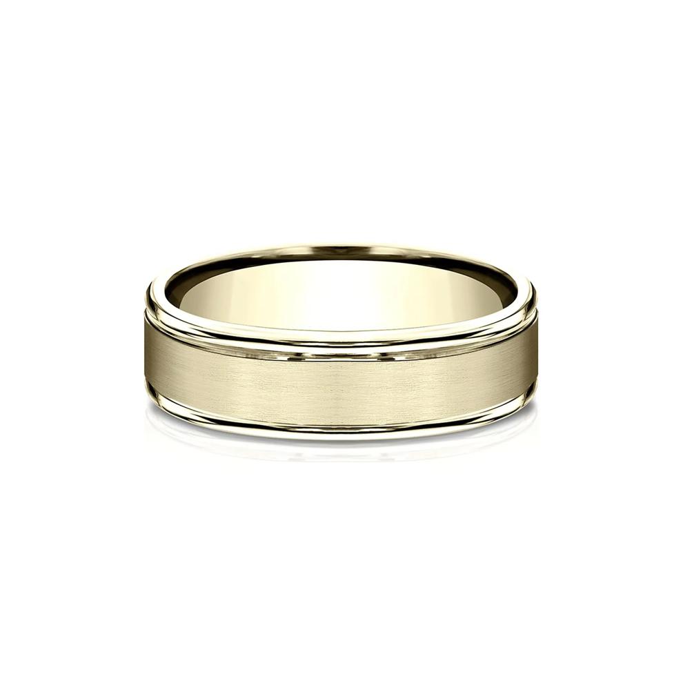 Wedding Band in 14K Yellow Gold, 6.5MM – Image 1 of 3