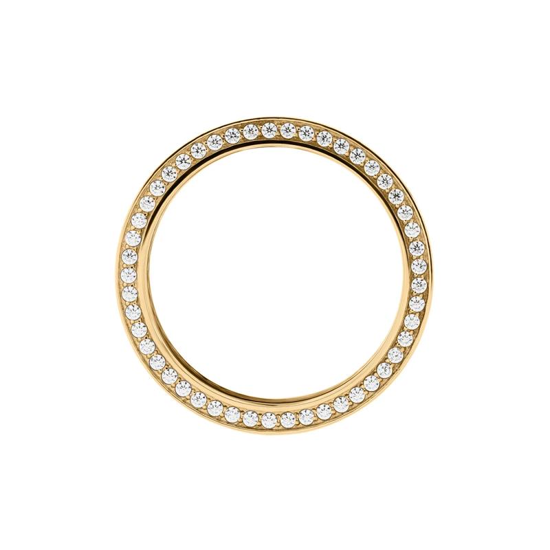 Men&#39;s Lab Grown Diamond Double Row Eternity Band in 10K Yellow Gold &#40;2 1/3 ct. tw.&#41; – Image 2 of 3