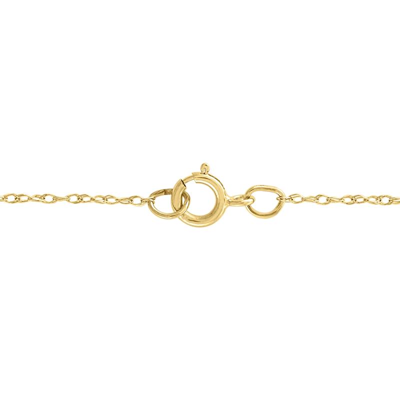Diamond Necklace in 14K Yellow Gold &#40;1/5 ct. tw.&#41; – Image 3 of 3