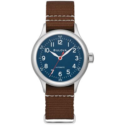 Men's A-11 Hack Watch With a Brown Nylon Strap