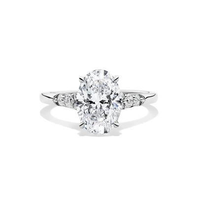 Lab Grown Diamond Engagement Ring in 14K White Gold (2 3/4 ct. tw)