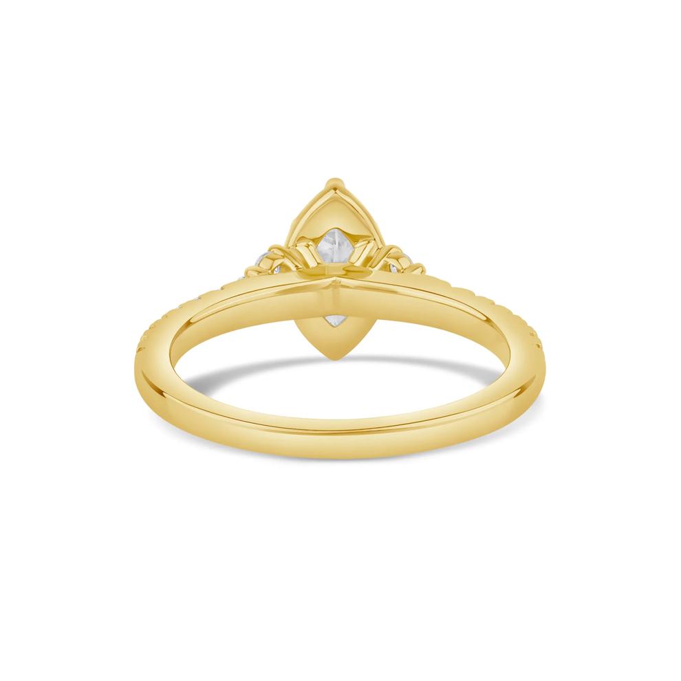 Marquise Diamond Engagement Ring in 14K Yellow Gold (3/4 ct. tw.) – Image 4 of 4