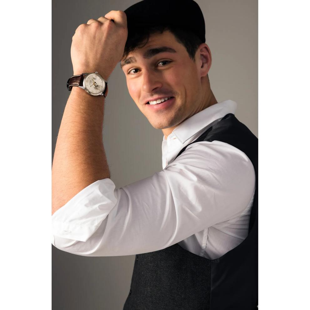 Men's Disney Steamboat Willie 1928 Watch in Brown Leather and Stainless Steel, 40MM – Image 4 of 4