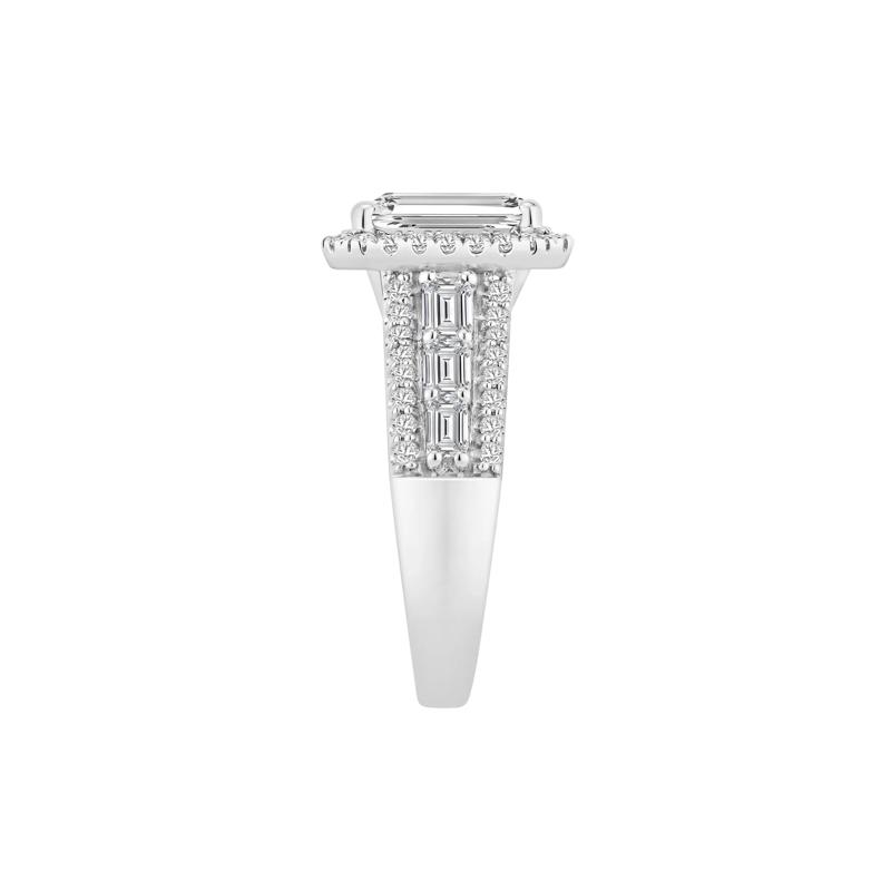 Lab Grown Diamond Emerald-Cut Ring in 14K White Gold &#40;4 1/4 ct. tw.&#41; – Image 3 of 5