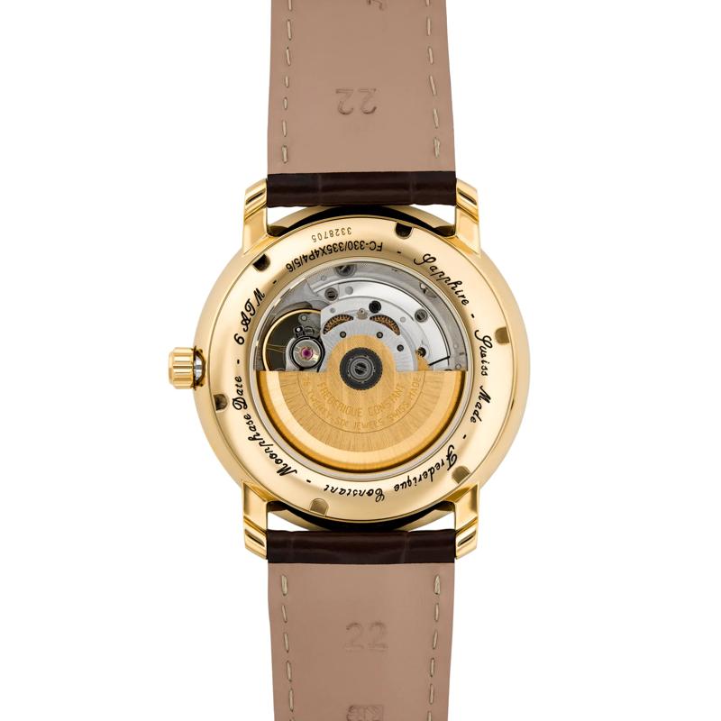 Men&#39;s Classics Heart Beat Moonphase Date Watch With Brown Leather Strap – Image 2 of 3