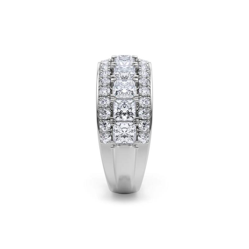 Multi-Row Diamond Anniversary Band in 14K White Gold &#40;2 7/8 ct. tw.&#41; – Image 3 of 5