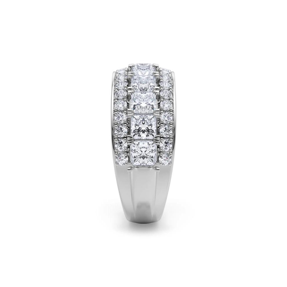 Multi-Row Diamond Anniversary Band in 14K White Gold (2 7/8 ct. tw.) – Image 3 of 5