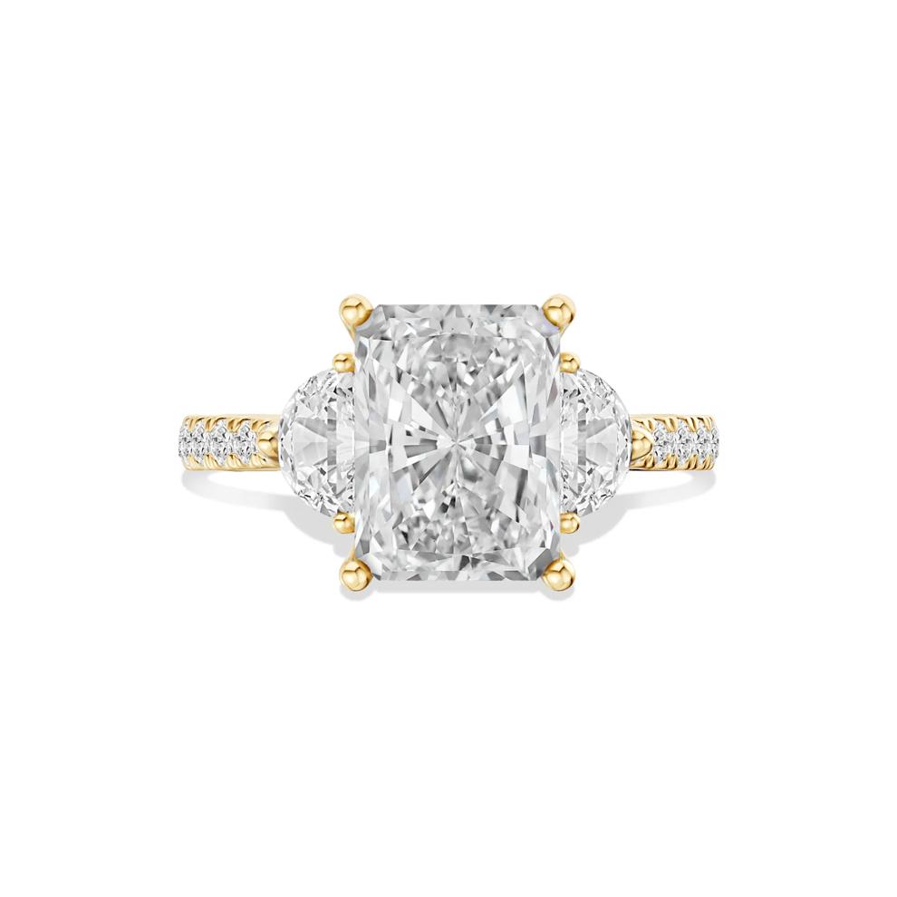 Marion Lab Grown Diamond Engagement Ring in 18K Yellow Gold (3 3/4 ct. tw.) – Image 1 of 4