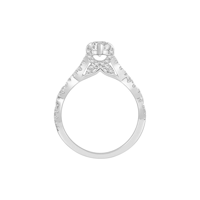 Marquise Center Diamond Engagement Ring in Platinum &#40;1-1/2 ct. tw.&#41; – Image 2 of 4