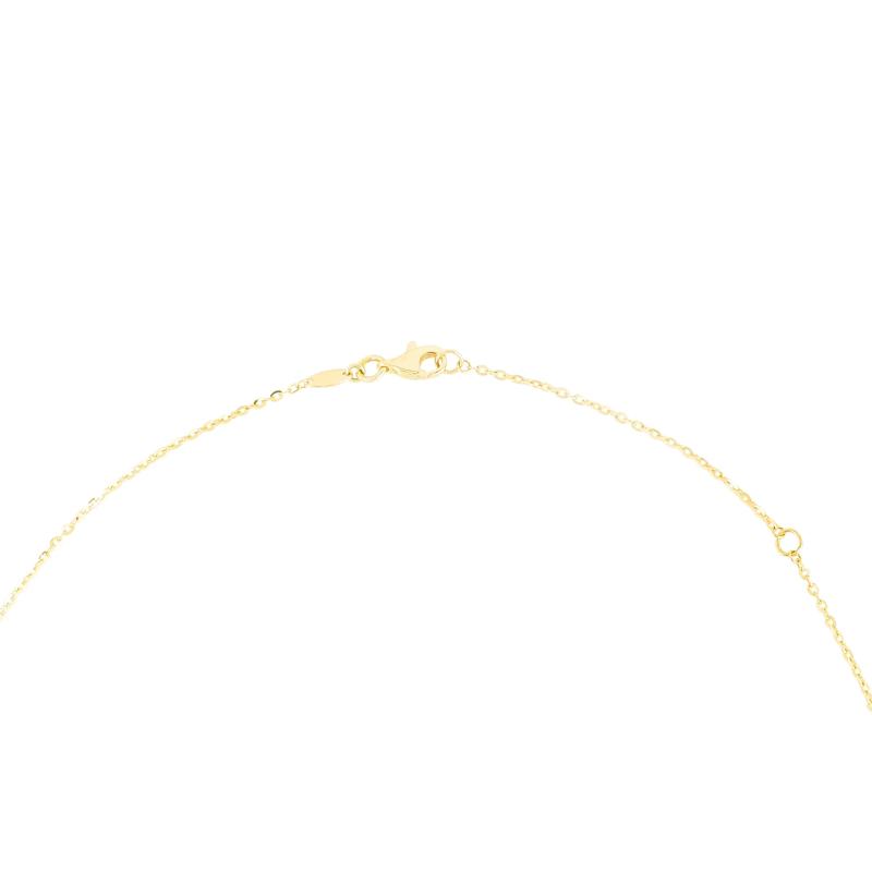 Mom Heart Necklace in 14K Yellow and Rose Gold – Image 3 of 3