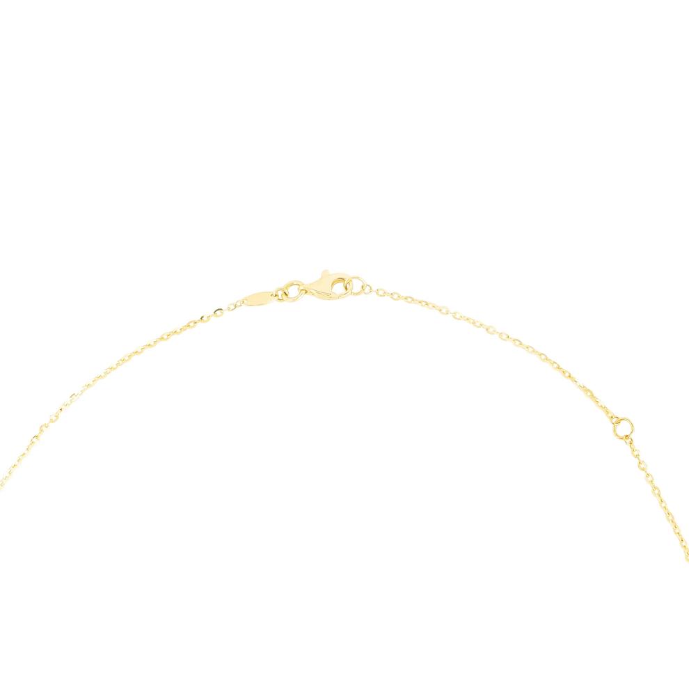 Mom Heart Necklace in 14K Yellow and Rose Gold – Image 3 of 3