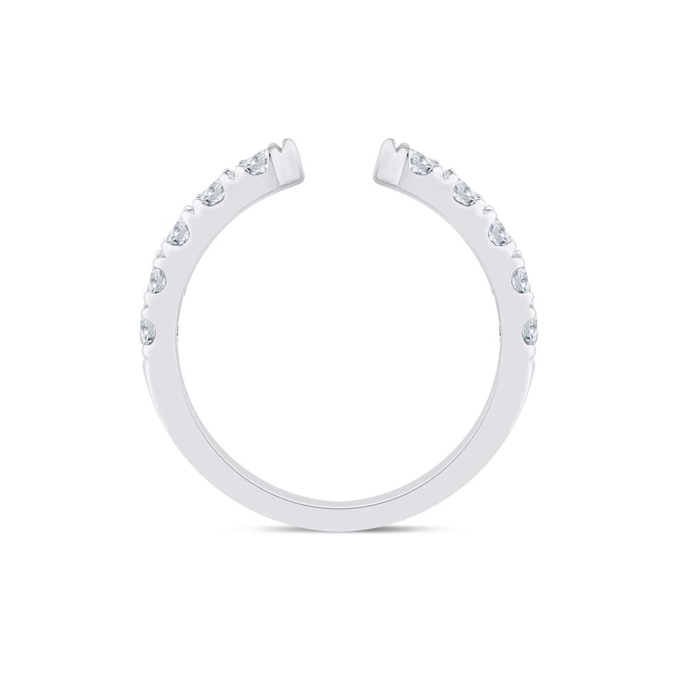 Lab Grown Diamond Open Anniversary Band in Platinum (1/3 ct. tw.) – Image 2 of 3