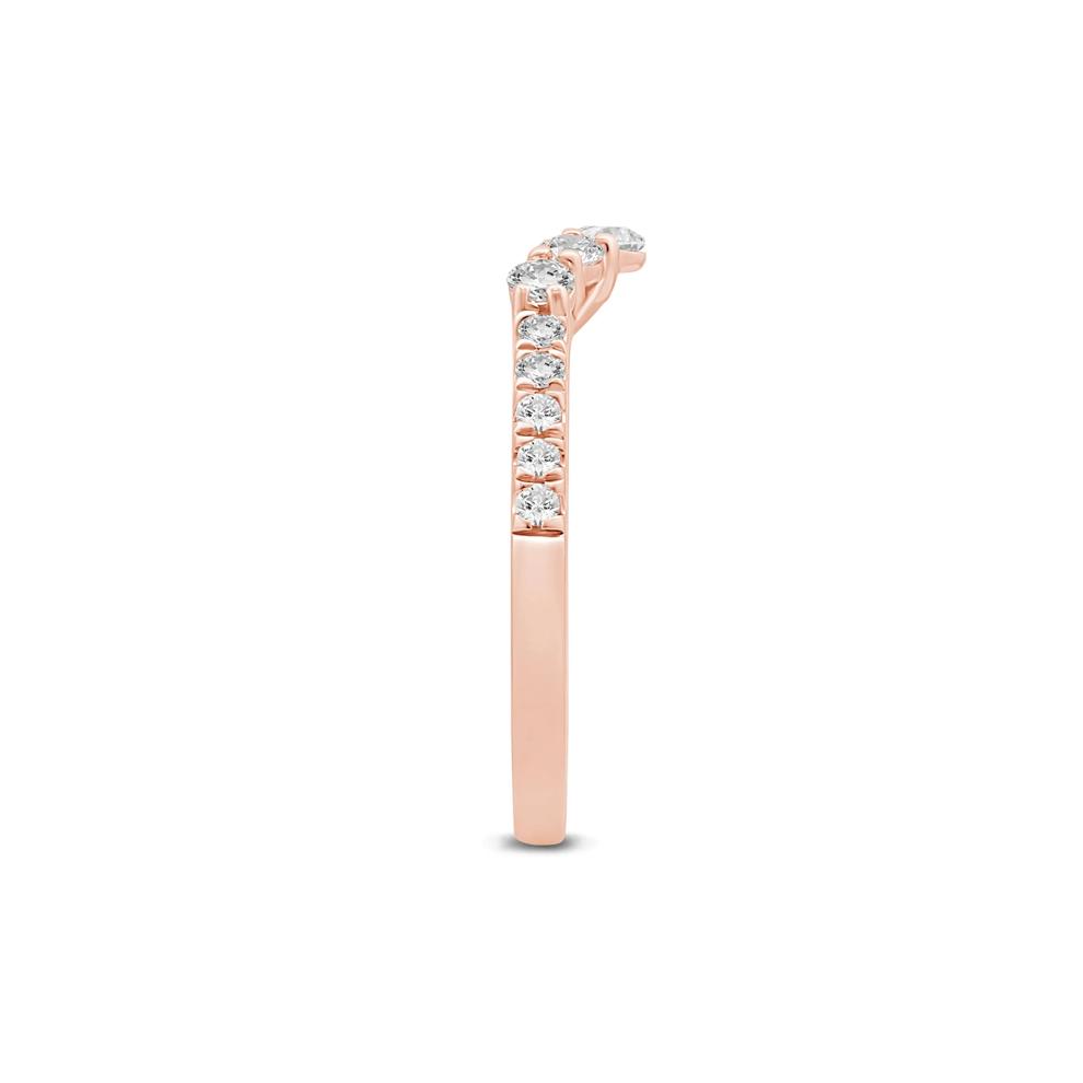 Lab Grown Diamond Contour Band in 14K Rose Gold (1/2 ct. tw.) – Image 3 of 3