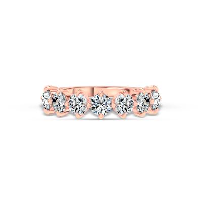 Lab Grown Diamond Seven-Stone Band in 10K Rose Gold (1 1/2 ct. tw.)